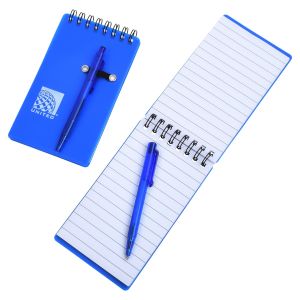 United Airlines Blue Mini Jotter with Pen