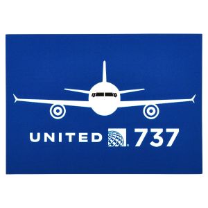 United 737 Magnet