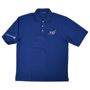 United 737 Polo Shirt