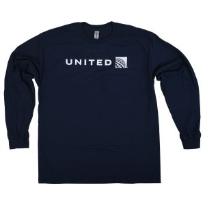 United Airlines Center Chest Long Sleeve T-Shirt
