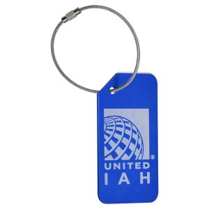 United Airlines IAH Luggage Tag