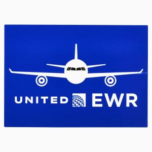 United Airlines EWR Plane Sticker