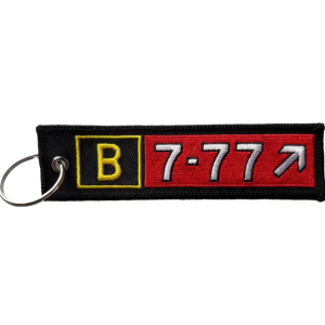 Taxiway Direction Sign Key Chain - B777