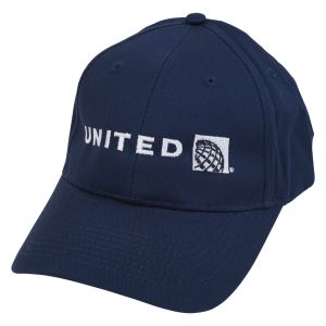 United Airlines 6 Panel Twill Cap