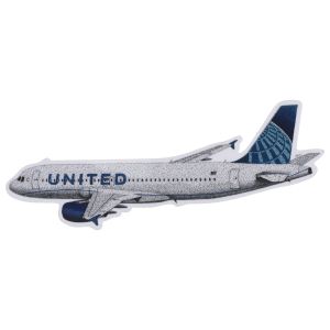 United Airlines A320 Airplane Magnet 