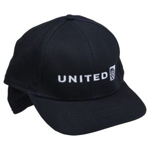 United Airlines Ear Flap Cap