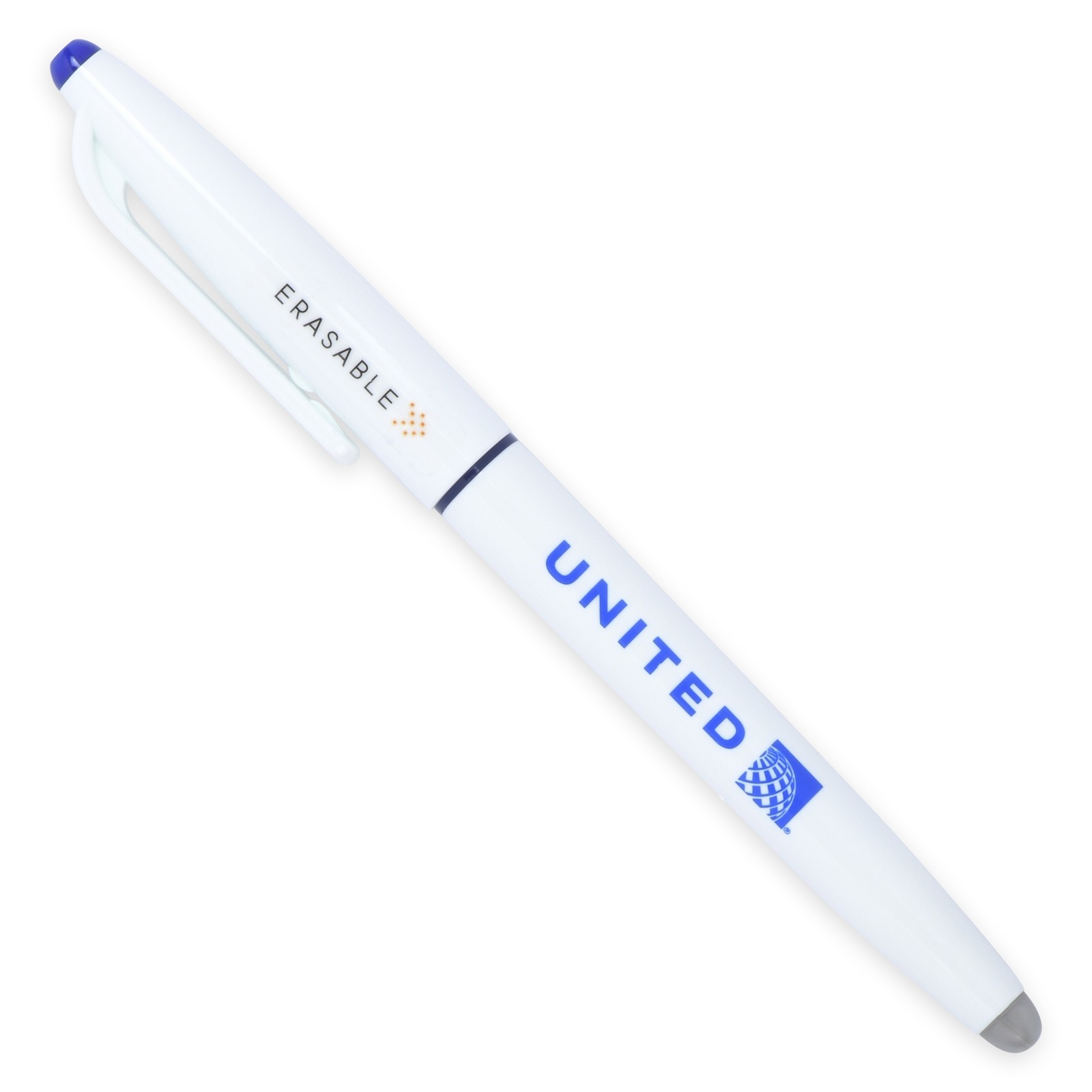 United Airlines Erasable Gel Pen - Blue Ink - Denver Mainliner Club Store